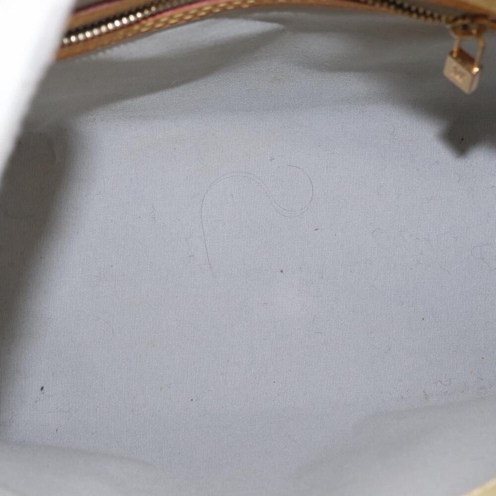 LOUIS VUITTON Monogram Vernis Reade PM Hand Bag Perle M91336 LV Auth 154363 - Picture 10 of 16